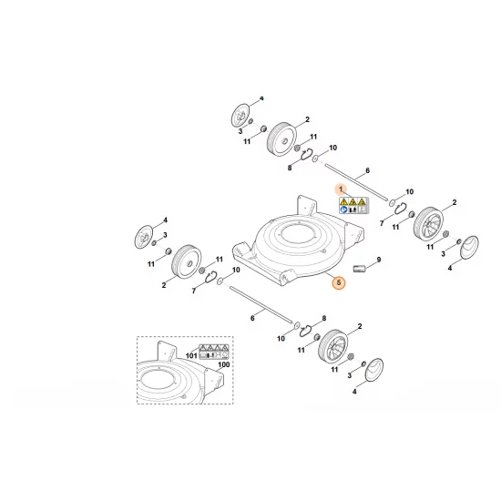 STIHL  Obudowa 6357 700 8562